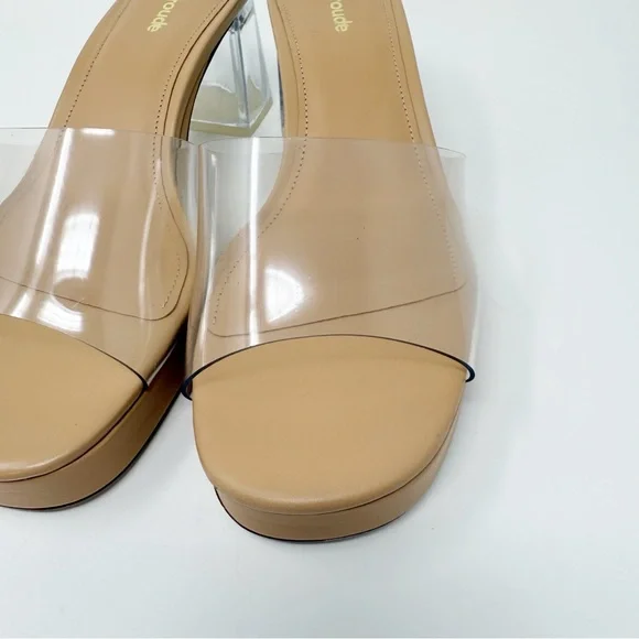 New Larroude Jenn Lucite Sandal Sz US 8.5 - Picture 7 of 15